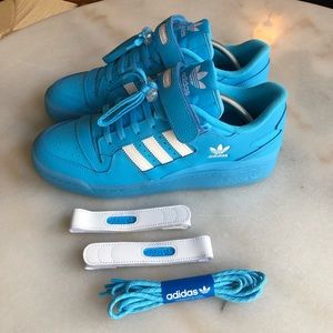 Adidas Forum Low Men’s US 10 Blue and White